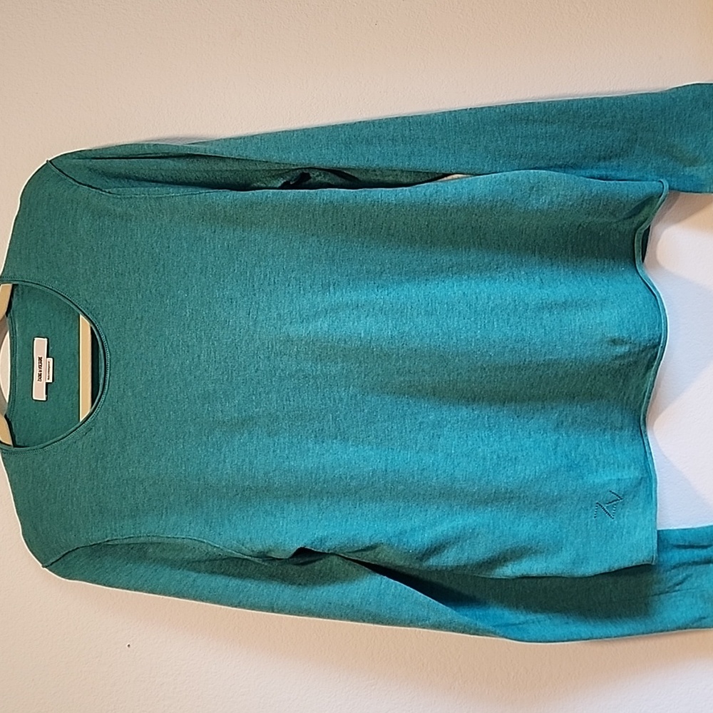 Zadig & Voltaire Teiss CP Sweater Feather Cashmere Iconic ZV Green Men's size L